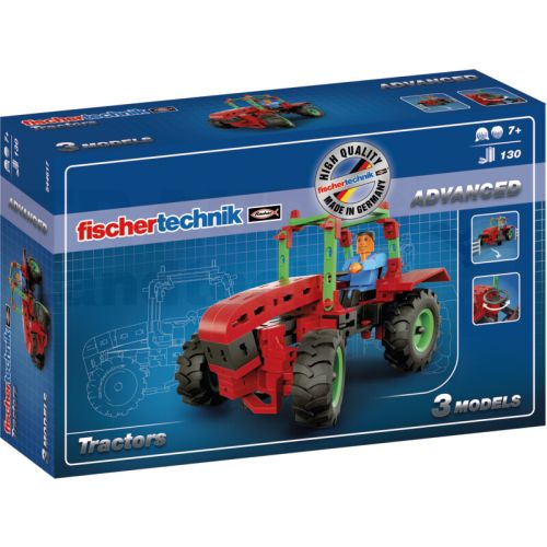 Tractors Spiel - Drei Traktoren mit funktionsfähiger Achsschenkel-Lenkung, 3 Modelle