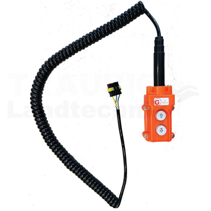 Fernbedienung, 2 Tasten mit 3m Kabel und Fernbedienung, 2 Tasten mit 3m Kabel und