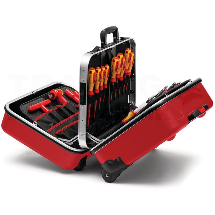 Werkzeugkoffer BIG Twin Move RED bestück