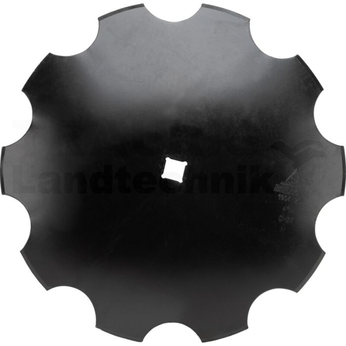 Scheibe gezackt 510x4 - 27 x 27