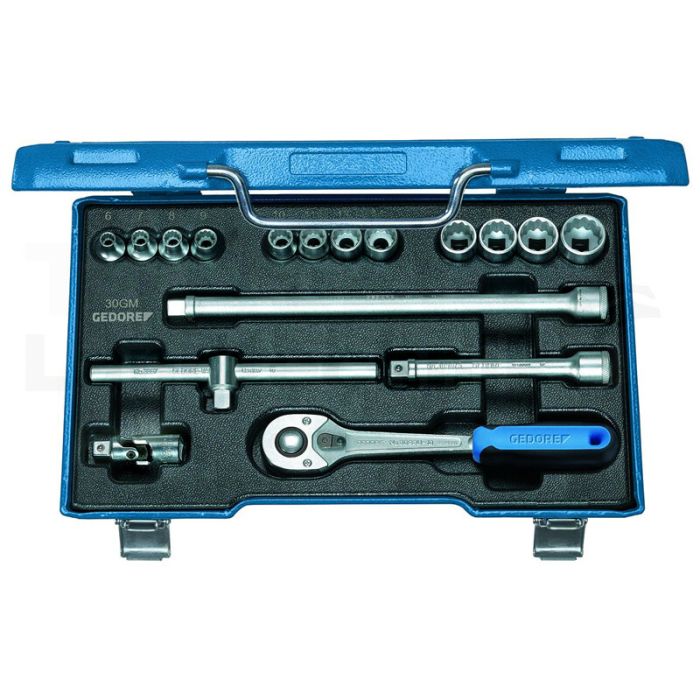 Steckschl. Satz 3/8' 17tlg SK 6-19mm