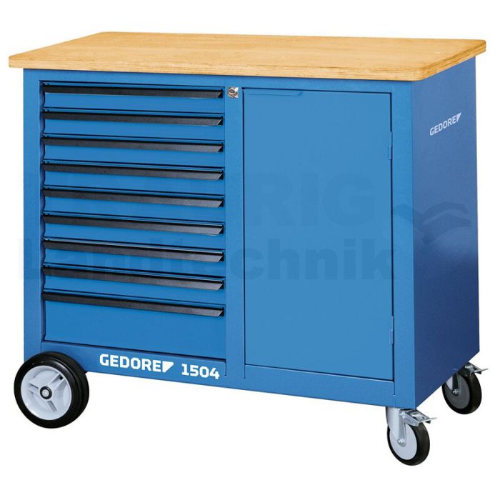 Rollwerkbank mit 9 Schubladen