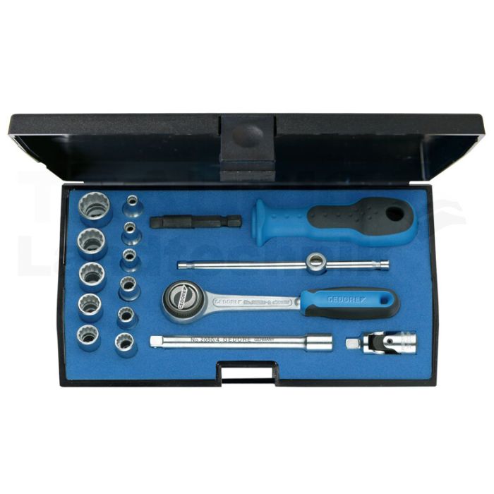 Steckschlüssel Satz 1/4'' 17tlg