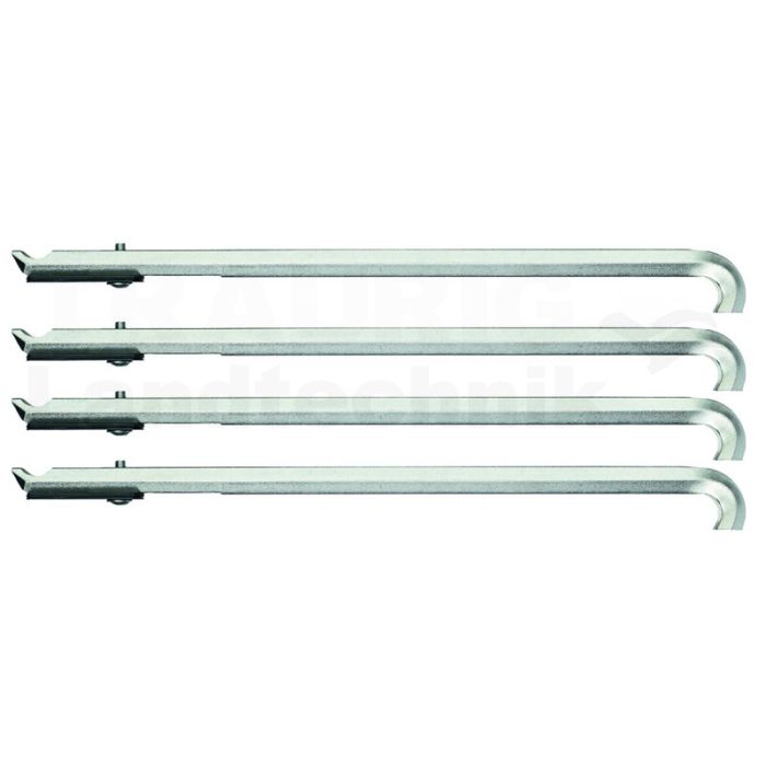 Abzughaken Satz,4 Stück 185mm