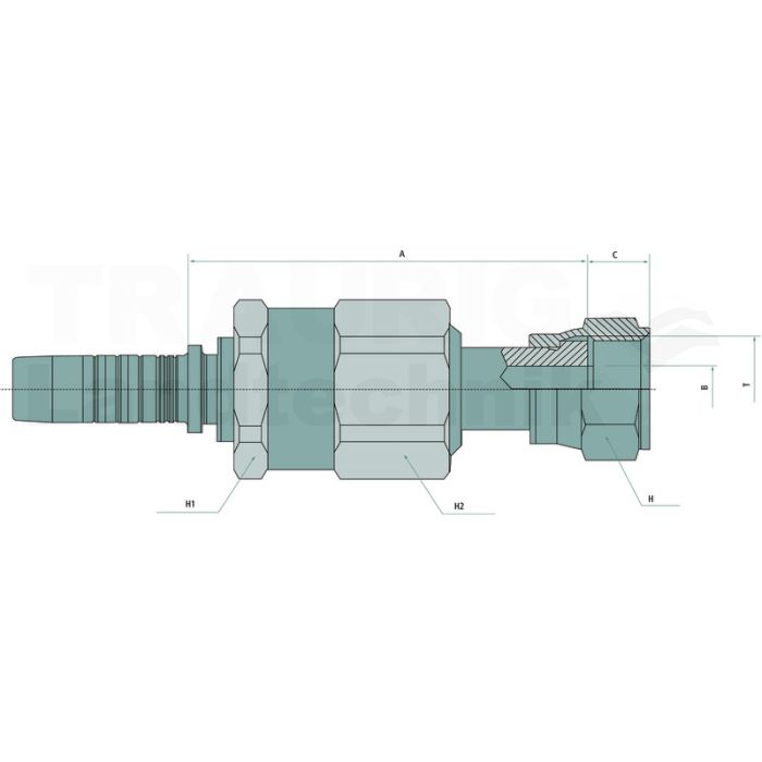 ROTOFIT DKORFS DN10 11/16 MF ROTOFIT DKORFS DN10 11/16 MF