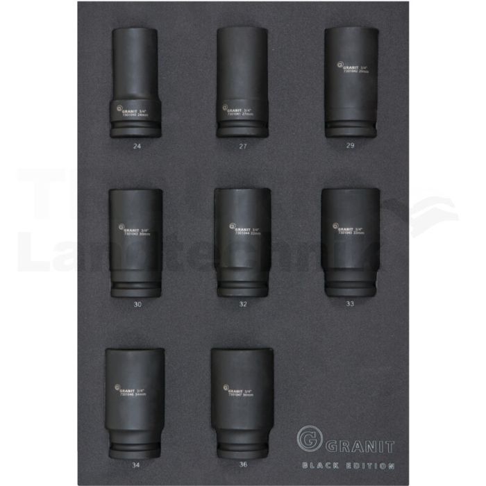Einlagen-Set 3/4“-Kraft-Stecknuss Einlagen-Set 3/4“-Kraft-Stecknuss