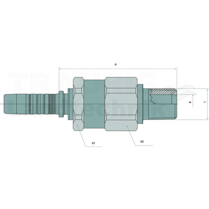 ROTOFIT AGN DN10 3/8 MF