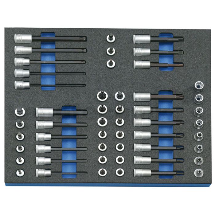 Steckschlüssel-Satz 3/8" in CT-Modul 52t