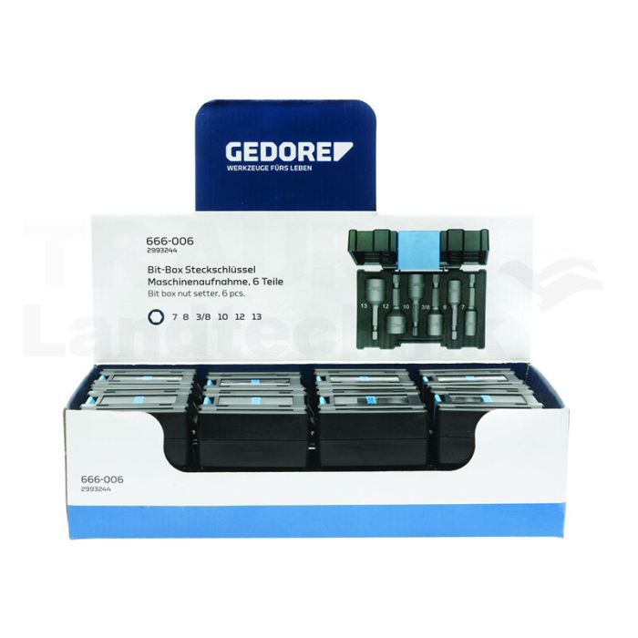Display mit 16x Bit-Box Steckschlüssel