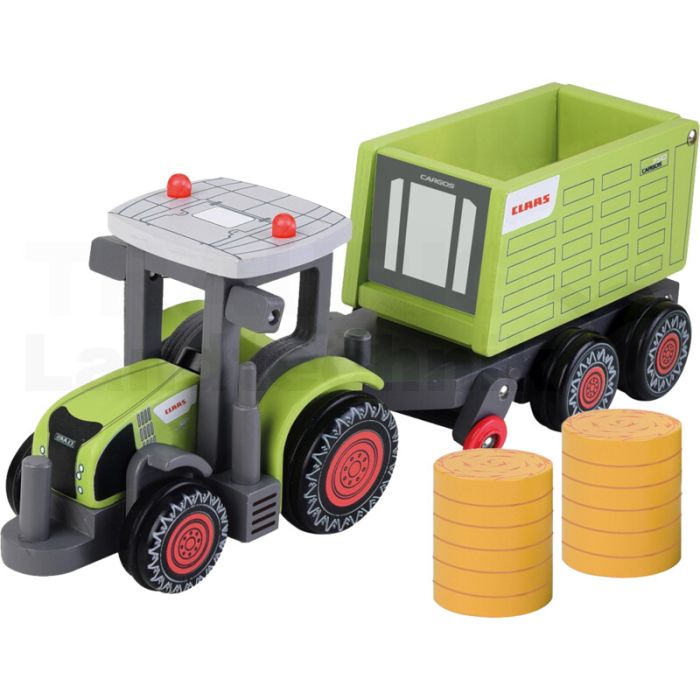 CLAAS Holz Axion 870 + CARGOS9500