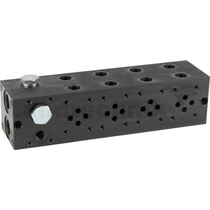 fuss/patroneplatte 4-fach NG06 Stahl