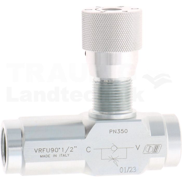 Drosselrückschlagventil R3/8" ALU Drosselrückschlagventil R3/8" ALU