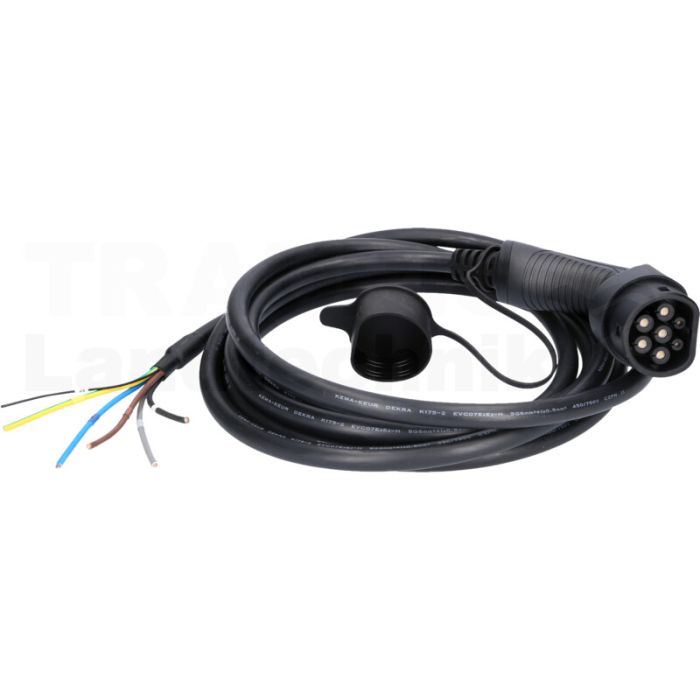 efuturo Ladekabel, Ende offen auf Typ 2