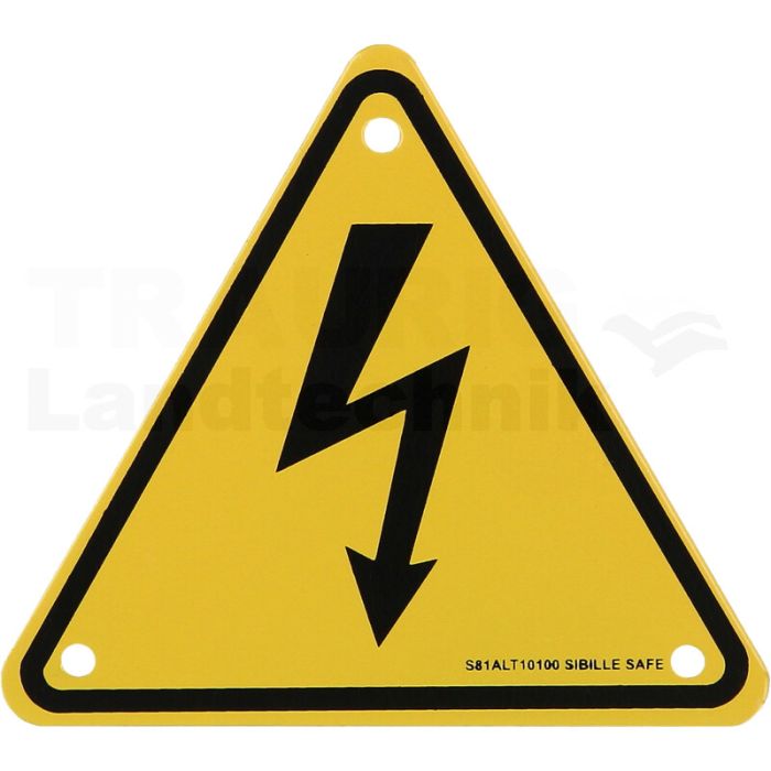 Warnschild-Hybrid-Blitz