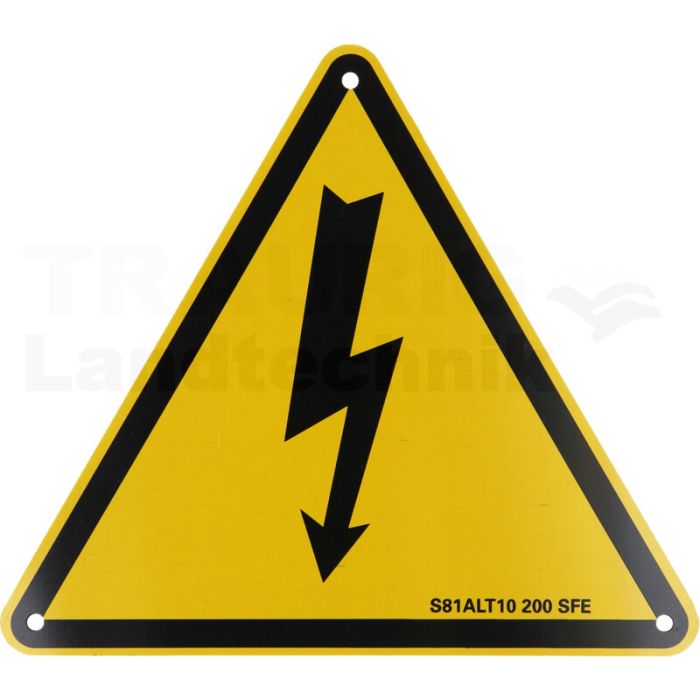 Warnschild-Hybrid-Blitz