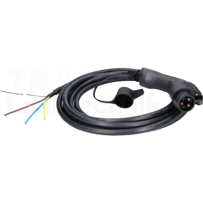 efuturo Ladekabel, Ende offen auf Typ 1