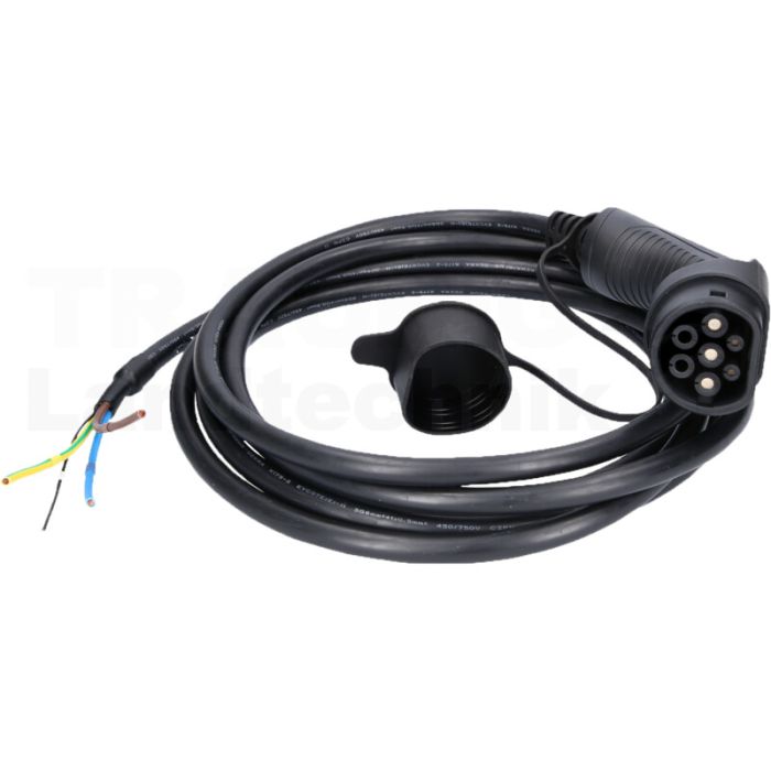 efuturo Ladekabel, Ende offen auf Typ 2