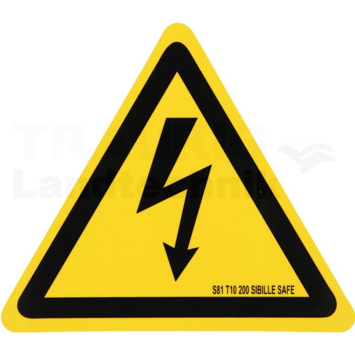 Warnschild-Hybrid-Blitz