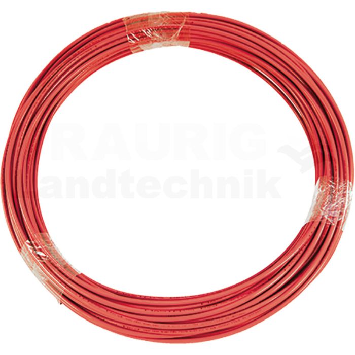Kunststoffrohr, 12 x 1,5 rot Rolle 100m