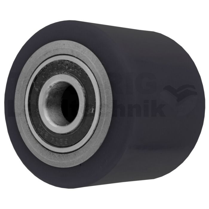 Gabelrolle schwarz 80x70 mm Gabelrolle schwarz 80x70 mm