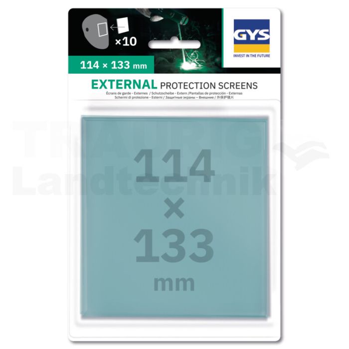10 Ersatzscheiben außen 114 x 133 mm 10 Ersatzscheiben außen 114 x 133 mm