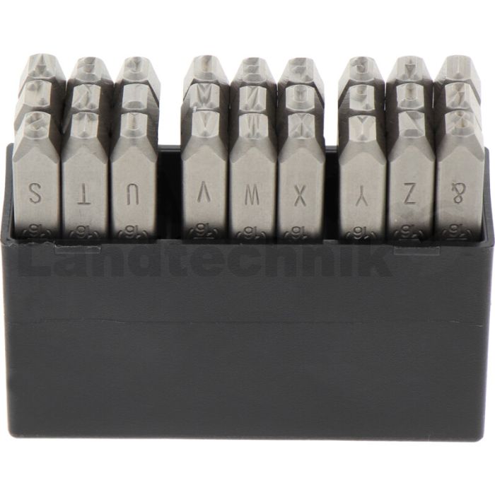 Prägestempel-Satz "Buchstaben"