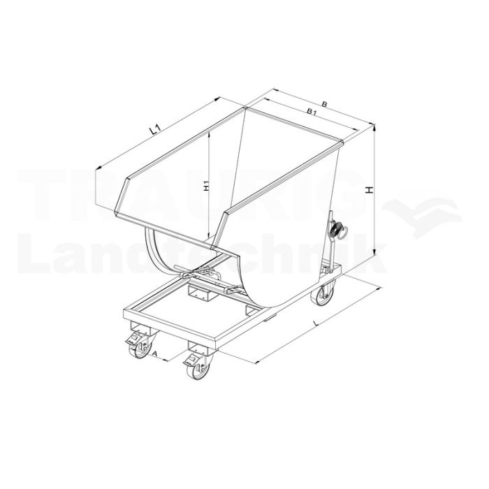 Spänebehälter 500 Liter Spänebehälter 500 Liter