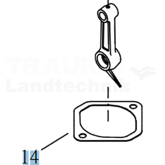 Zylinderdichtung unten