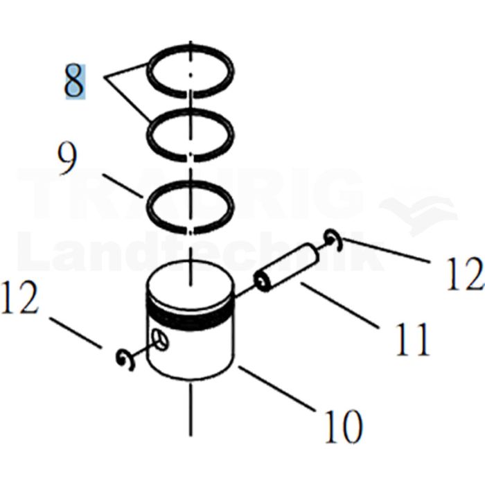 Kolbenring 1