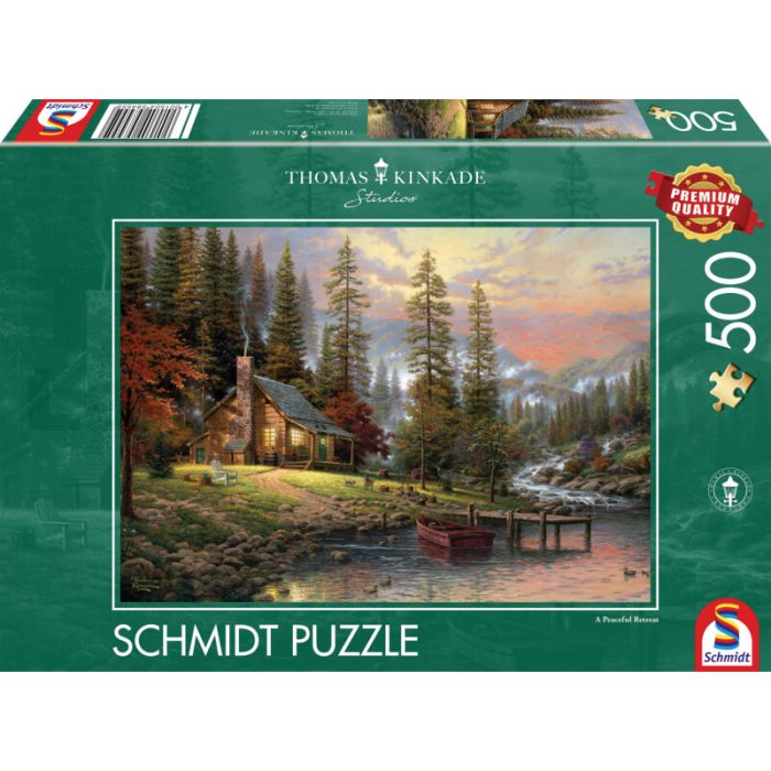 Puzzle 500 Teile Haus in den Bergen