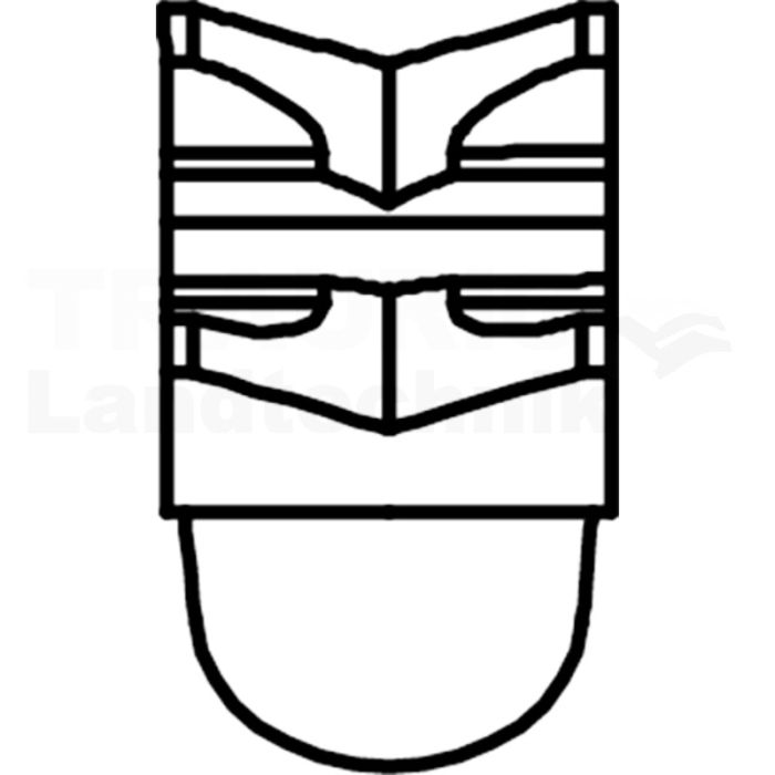 Druckplatte ''V'' Form Druckplatte ''V'' Form