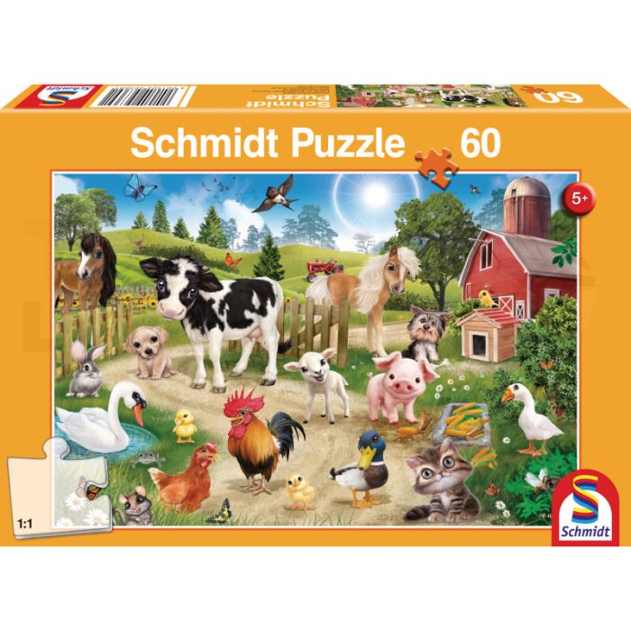 Puzzle 60 Teile Bauernhoftiere Puzzle 60 Teile Bauernhoftiere