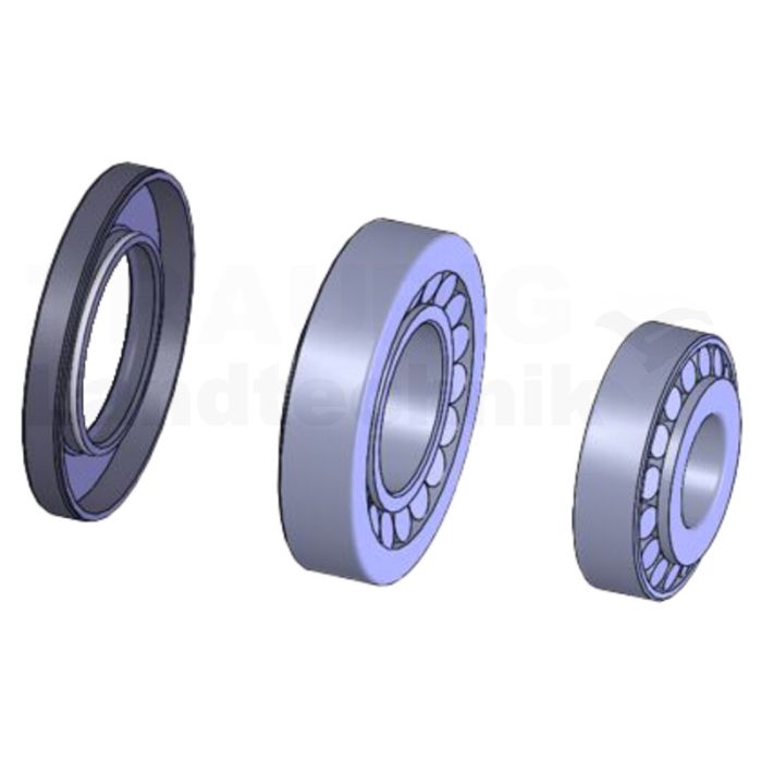 Radlagersatz 30204 / 30206 mit Dichtring