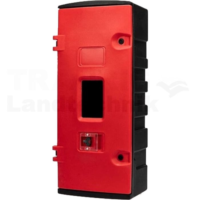 Feuerlöscherk. rot/schwarz 445x950x280