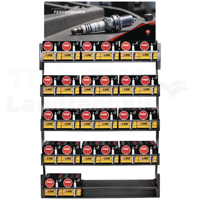 Zündkerzen Werkstattdisplay