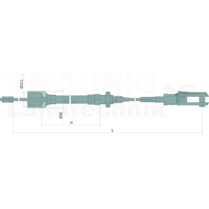 BREMSSEILZUG 1200/1487 GA FUER S3006-7