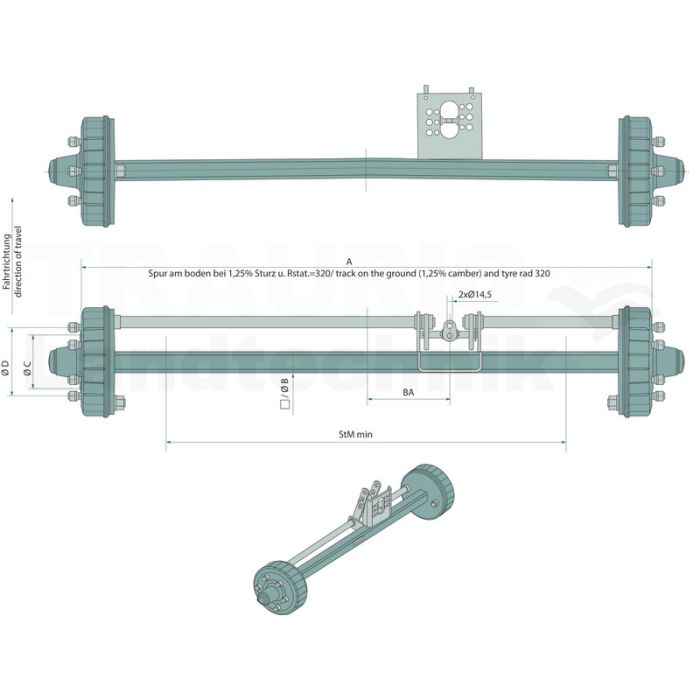 Bremsachse GS 5506 Bremsachse GS 5506