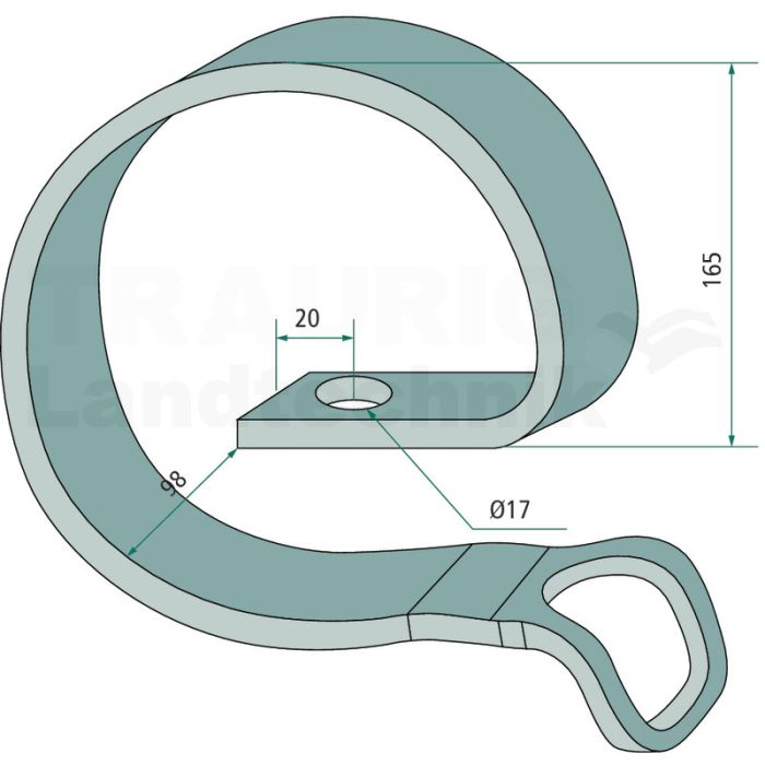 Verstärkungsfeder 70x10 Verstärkungsfeder 70x10