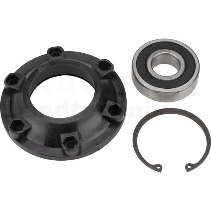 Gehäuse mit Lager und Sicherungsring