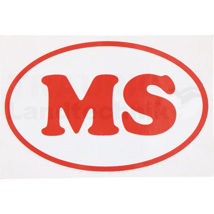 Aufkleber MS Aufkleber MS