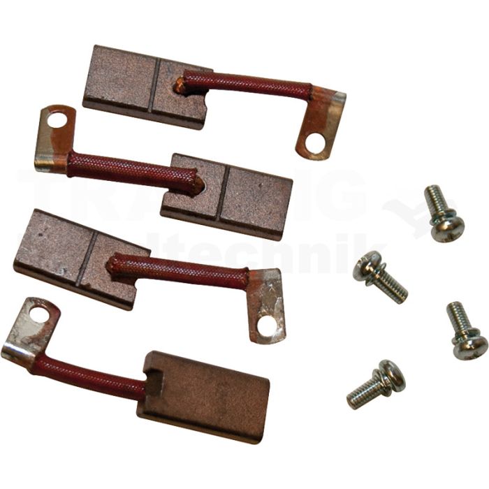 Kohlebürsten und Schrauben Set