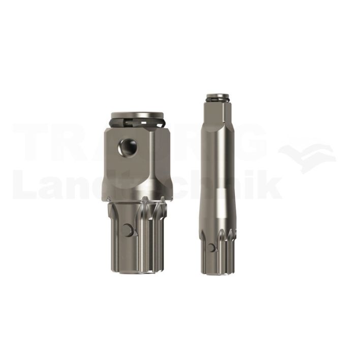 2-teiliges Kit  1/2 x 2'' Erw., 3/4'' St