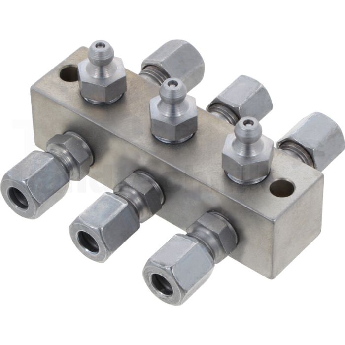 Durchgangsnippelblock