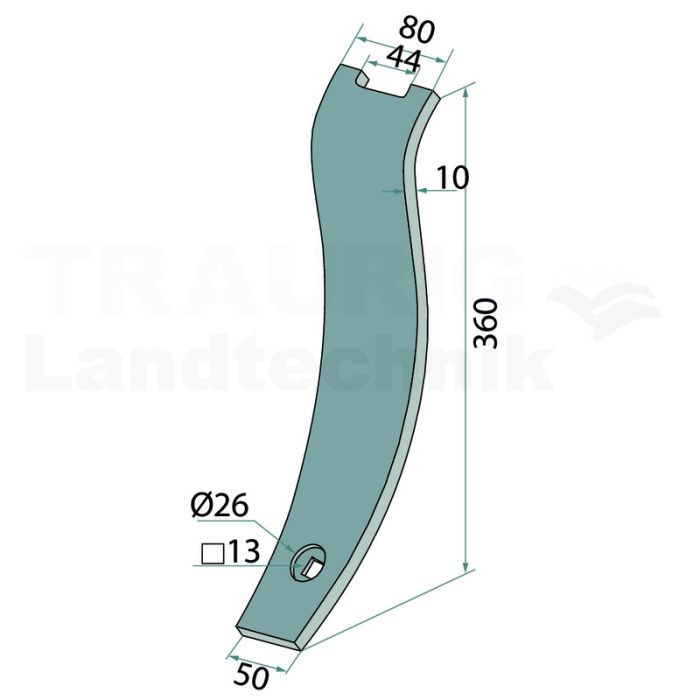 Leitblech