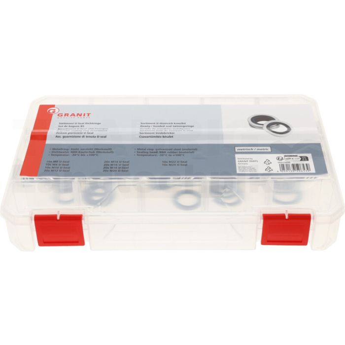 Sortiment U-Seal Dichtringe Metrisch Sortiment U-Seal Dichtringe Metrisch