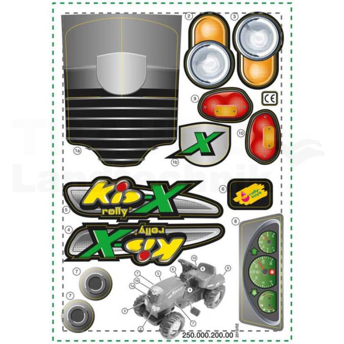 Aufkleber für rollyKid-X Aufkleber für rollyKid-X