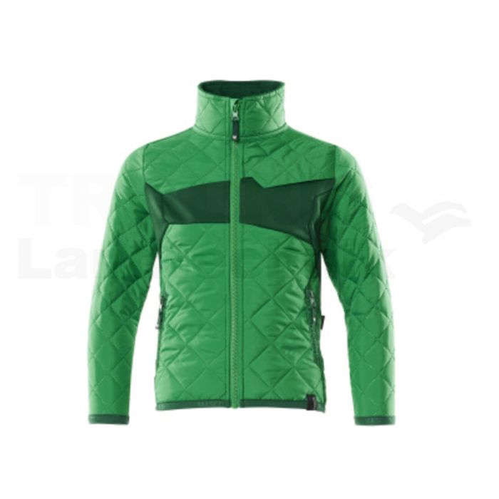 Kinder Thermojacke  Grasgrün/Grün 164