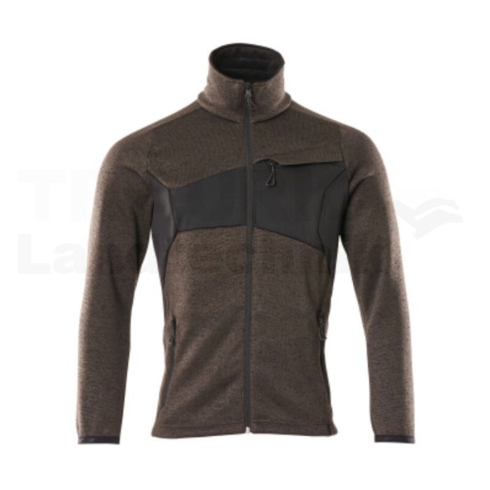 Strickpullover  Anthrazit/Schwarz 4XL