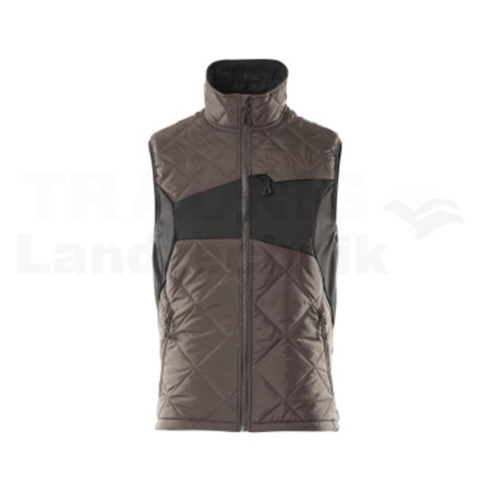 Thermoweste Dunkelanthrazit/Schwarz 2XL