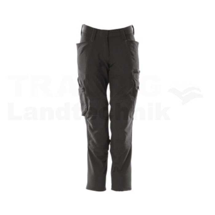 Hose mit Knietaschen Schwarz 76C46